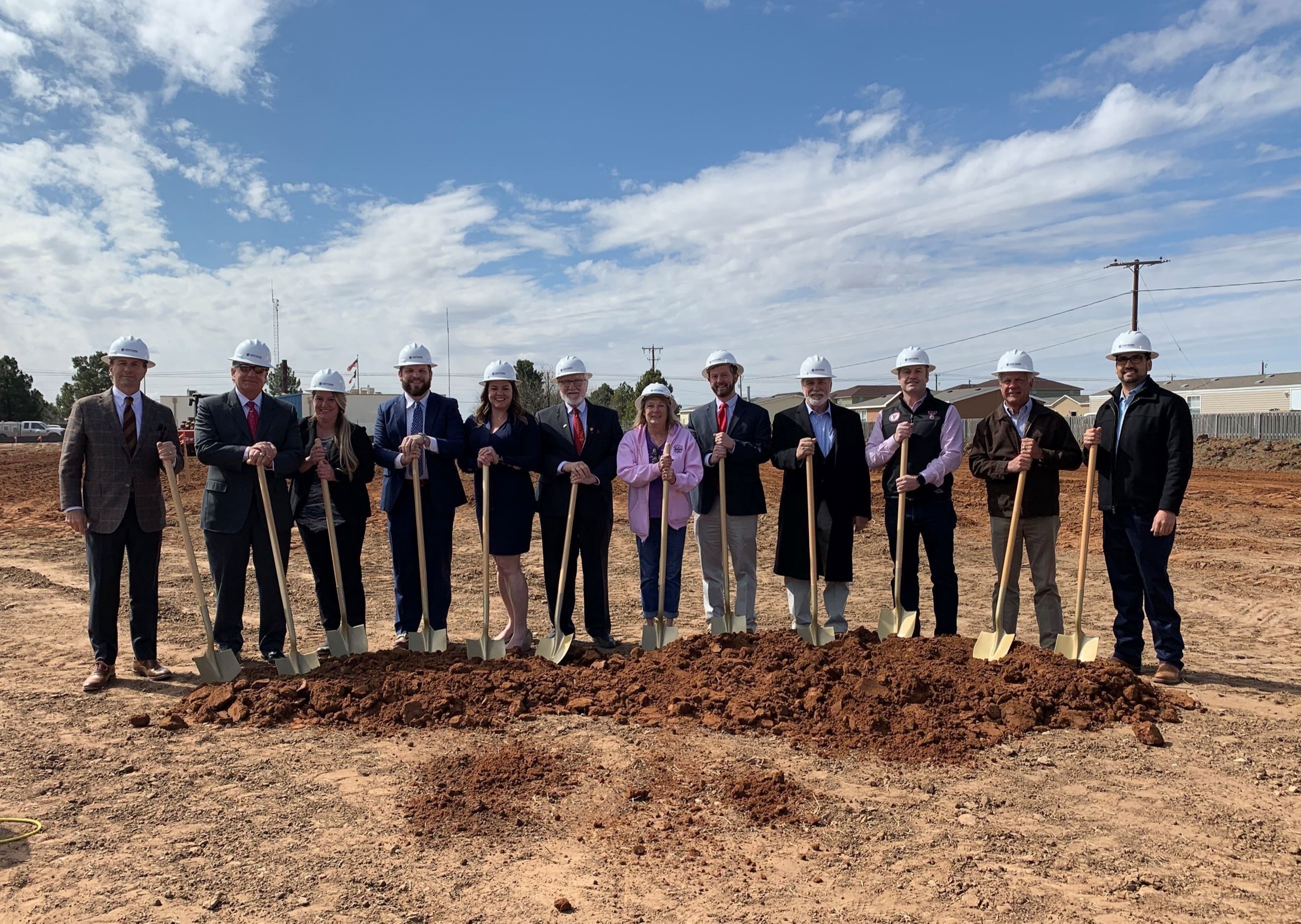 Group photo for ground breaking ceremony